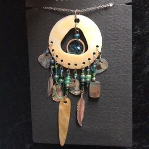 Shell abalone necklace